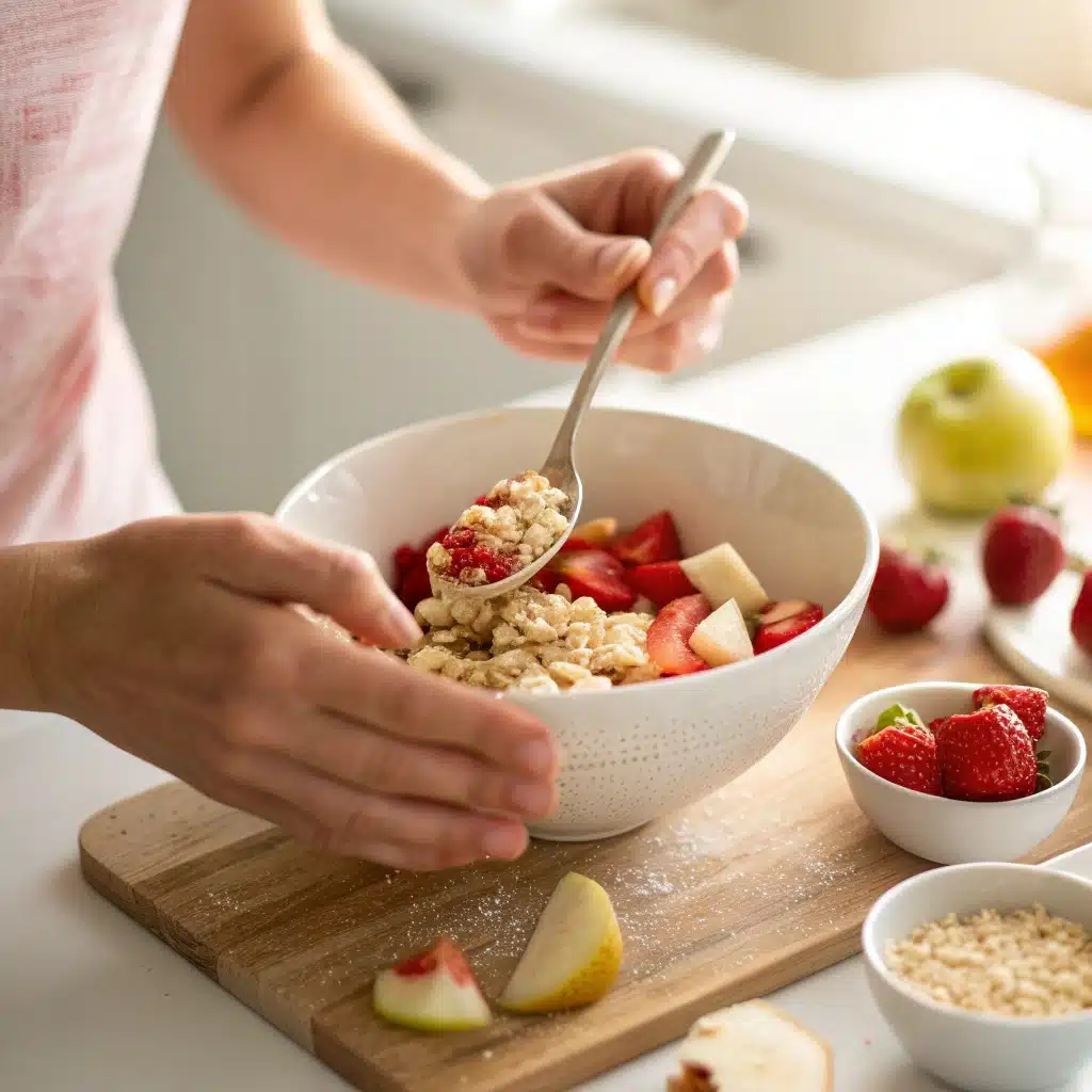 préparation goûters healthy sans sucre