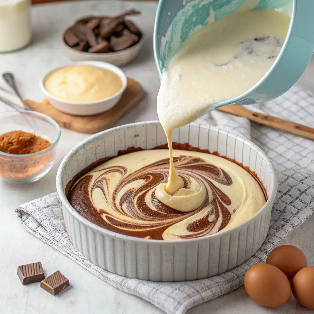 Préparation du gâteau marbré au chocolat : astuces pour une recette healthy moelleuse et familiale"