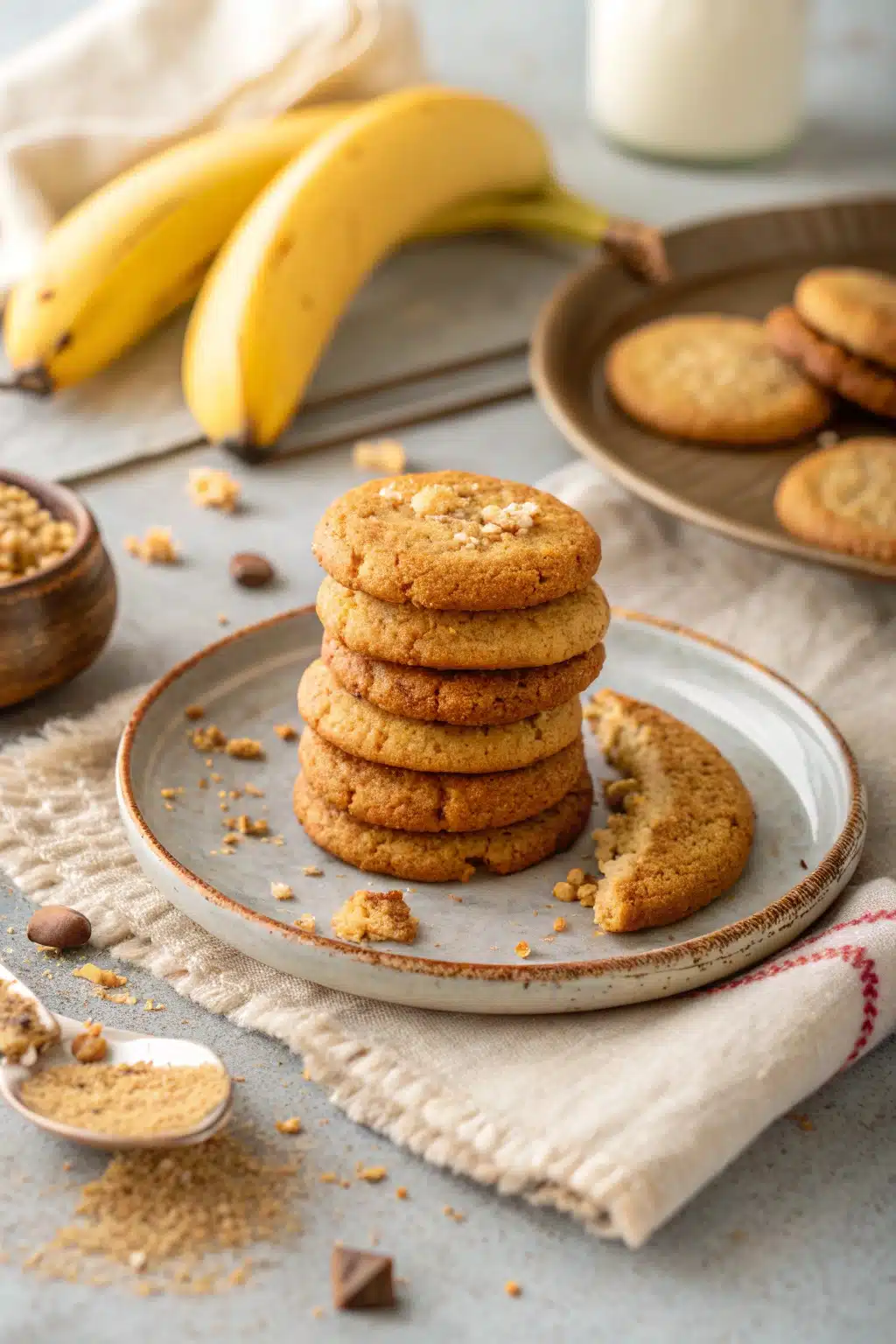 Recette sablés healthy croustillants sans sucre ajouté, idée goûter sain pour toute la famille