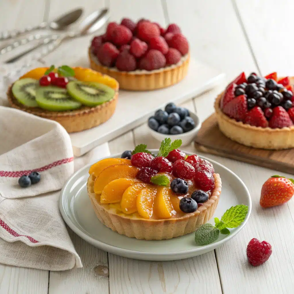 Tartelettes healthy aux fruits sans sucre ajouté, dessert sain et familial