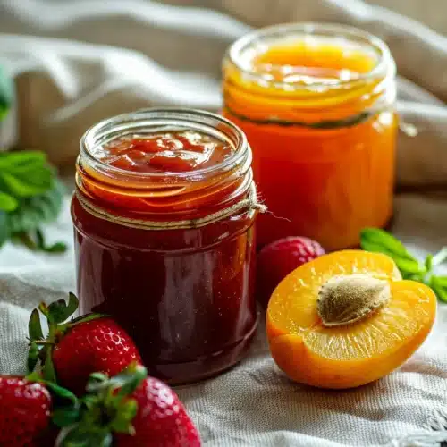 Confiture sans sucre maison aux fraises